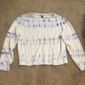 Universal Thread Cream and White Cozy Sweater